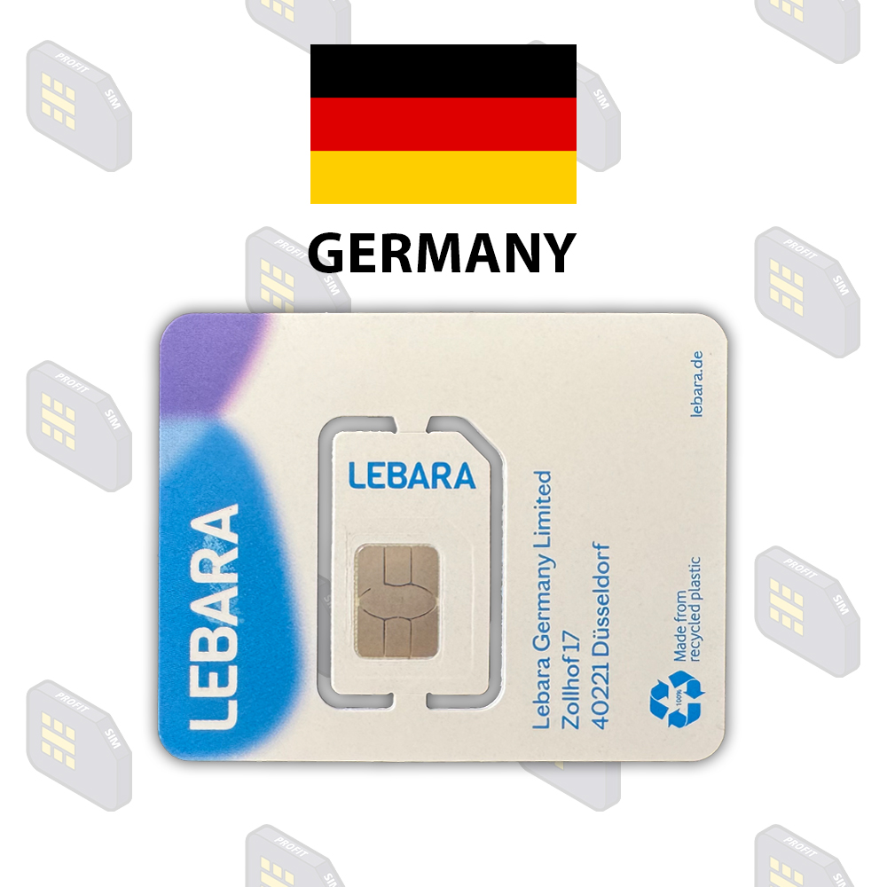SIM-карта Lebara Германия — новый стартовый пакет
