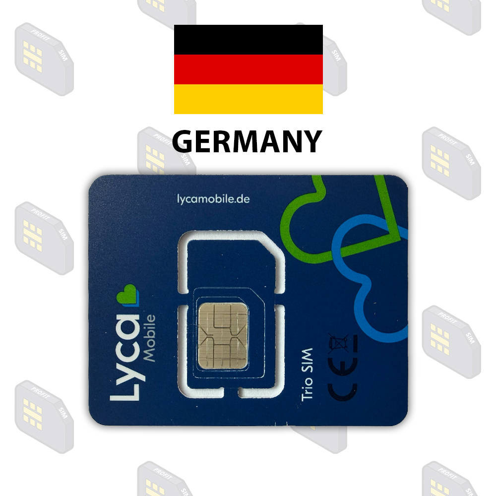 SIM-карта Lyca Mobile Германия — новый стартовый пакет