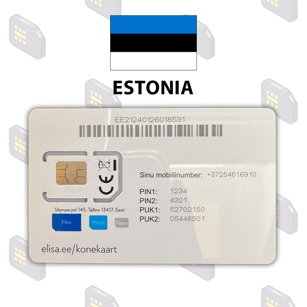 Эстония «Elisa» Новые — фото 3