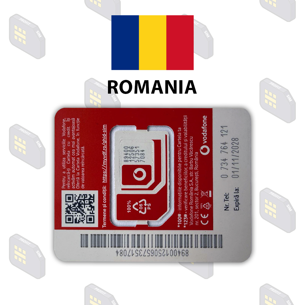 Румыния «Vodafone» Новые — фото 3